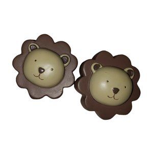 Little Boutique Lion Drawer Pulls, children's furniture  pulls knobs set of 2